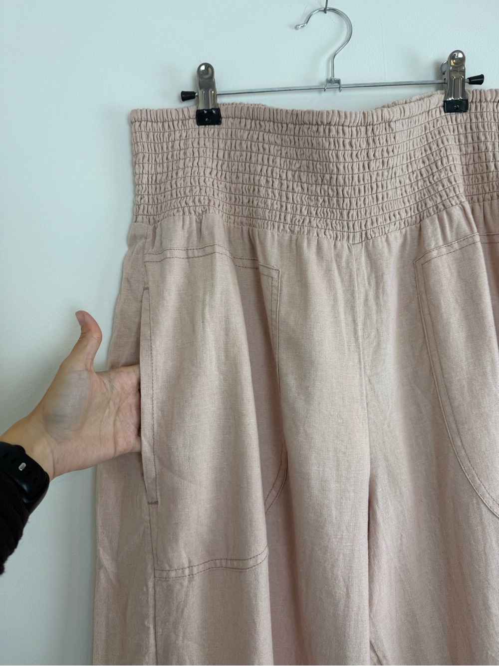 NWT PILCRO Reese Pants Coral Size Large ANTHROPOLOGIE - Picture 4 of 10